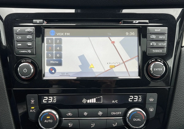 Nissan Qashqai cena 77900 przebieg: 91371, rok produkcji 2018 z Kisielice małe 781
